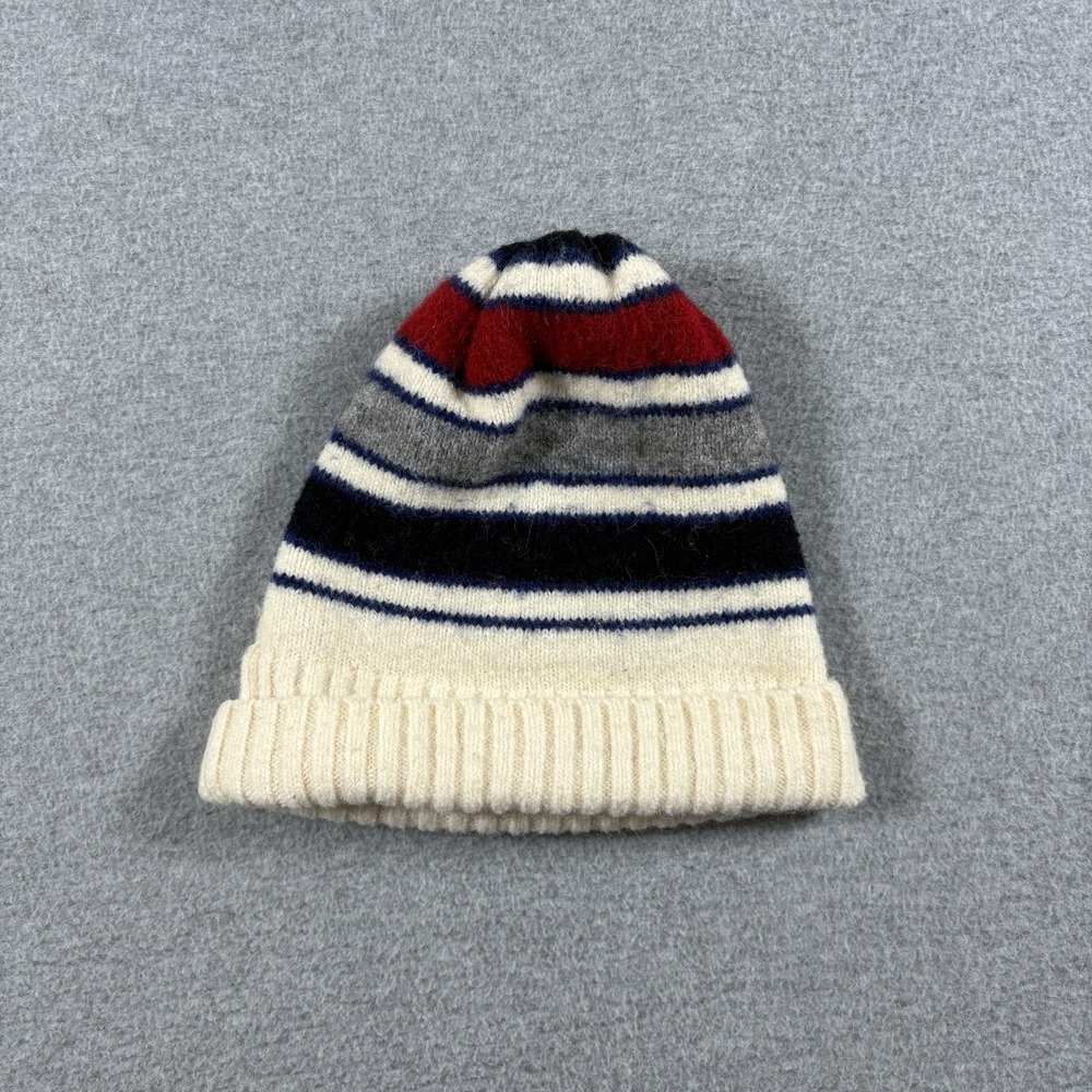 Uniqlo Ines De La Fressange Alpaca Wool Blend Striped Knit Beanie Hat One Size